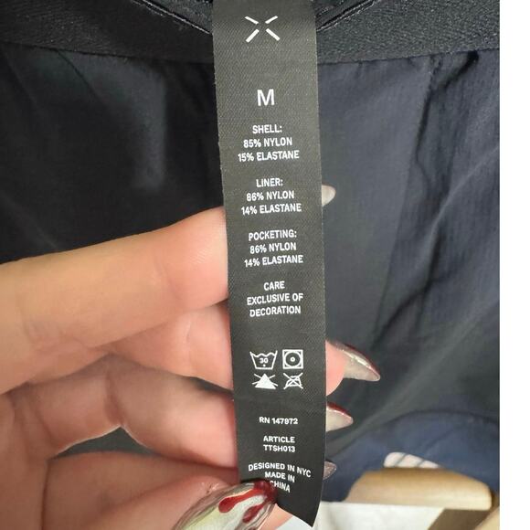 Ten Thousand Interval Shorts Lined Performance Wear In Black Size Medium - Picture 10 of 12